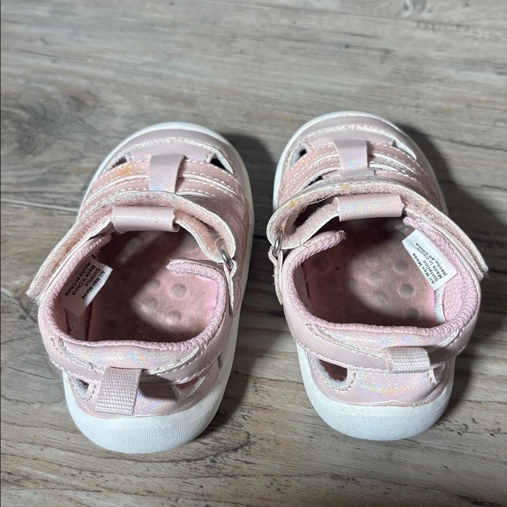 Stride Rite Blush Baby Walker Shoes Size 4